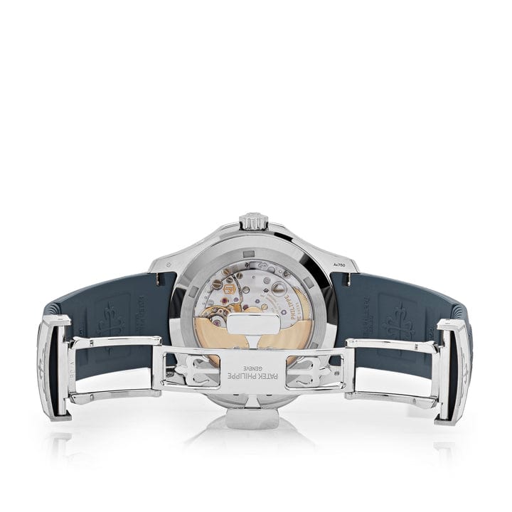 Patek Philippe Aquanaut 5164G-001 'Travel Time' White Gold Blue-Gray Dial