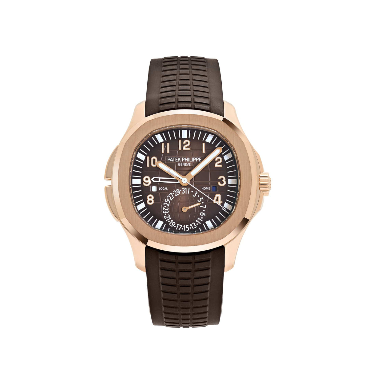 Patek Philippe Aquanaut 5164R-001 Travel Time Rose Gold Brown Dial (2024)