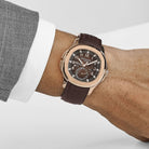 Patek Philippe Aquanaut 5164R-001 Travel Time Brown Dial Rose Gold (2025)
