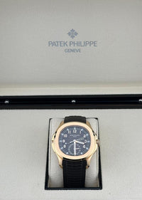 Thumbnail for Patek Philippe Aquanaut 5164R-001 'Travel Time' Brown Dial Rose Gold