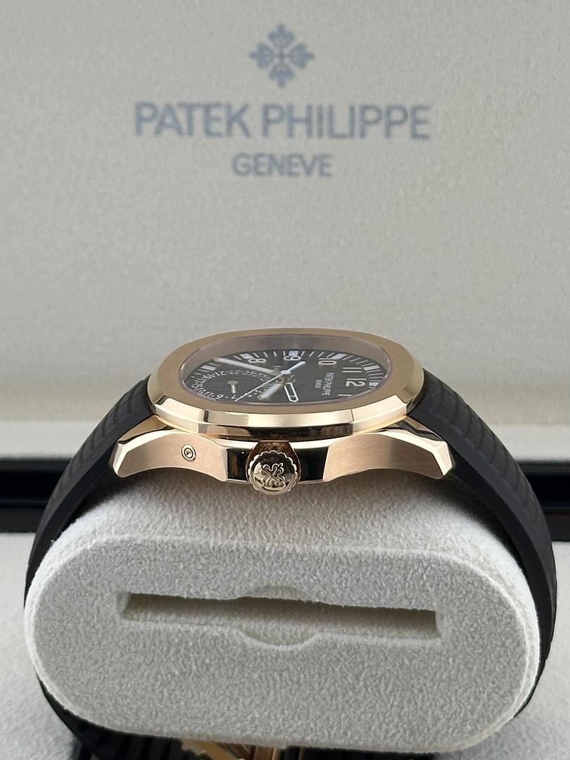 Patek Philippe Aquanaut 5164R-001 'Travel Time' Brown Dial Rose Gold