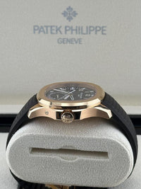 Thumbnail for Patek Philippe Aquanaut 5164R-001 'Travel Time' Brown Dial Rose Gold