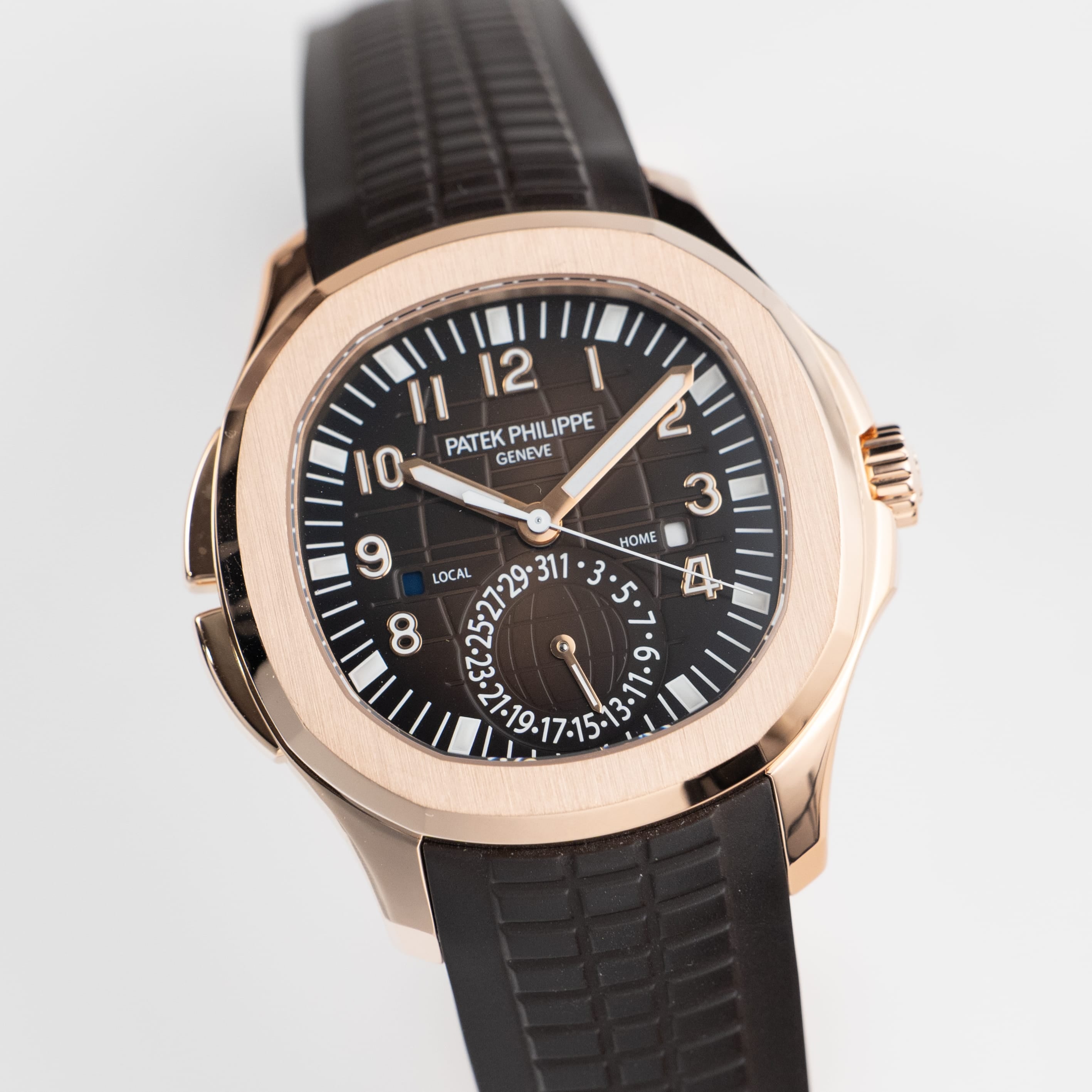 Patek Philippe Aquanaut 5164R-001 'Travel Time' Rose Gold Brown Dial (2017)