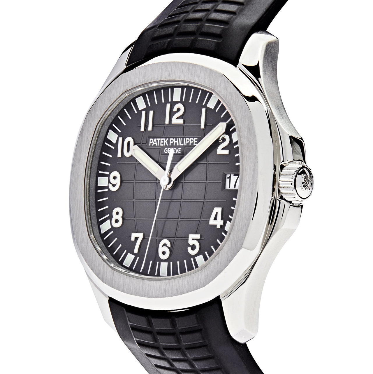 Luxury Watch Patek Philippe Aquanaut Steel Selfwinding Black Dial 5167A-001 (2011) Wrist Aficionado