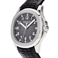 Thumbnail for Luxury Watch Patek Philippe Aquanaut Steel Selfwinding Black Dial 5167A-001 (2011) Wrist Aficionado