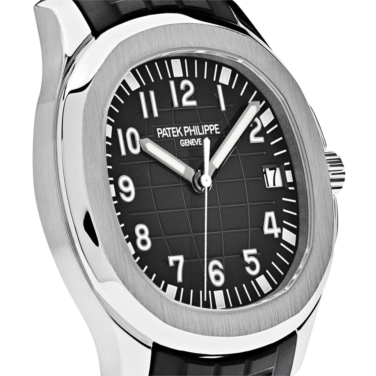 Luxury Watch Patek Philippe Aquanaut Steel Selfwinding Black Dial 5167A-001 (2011) Wrist Aficionado