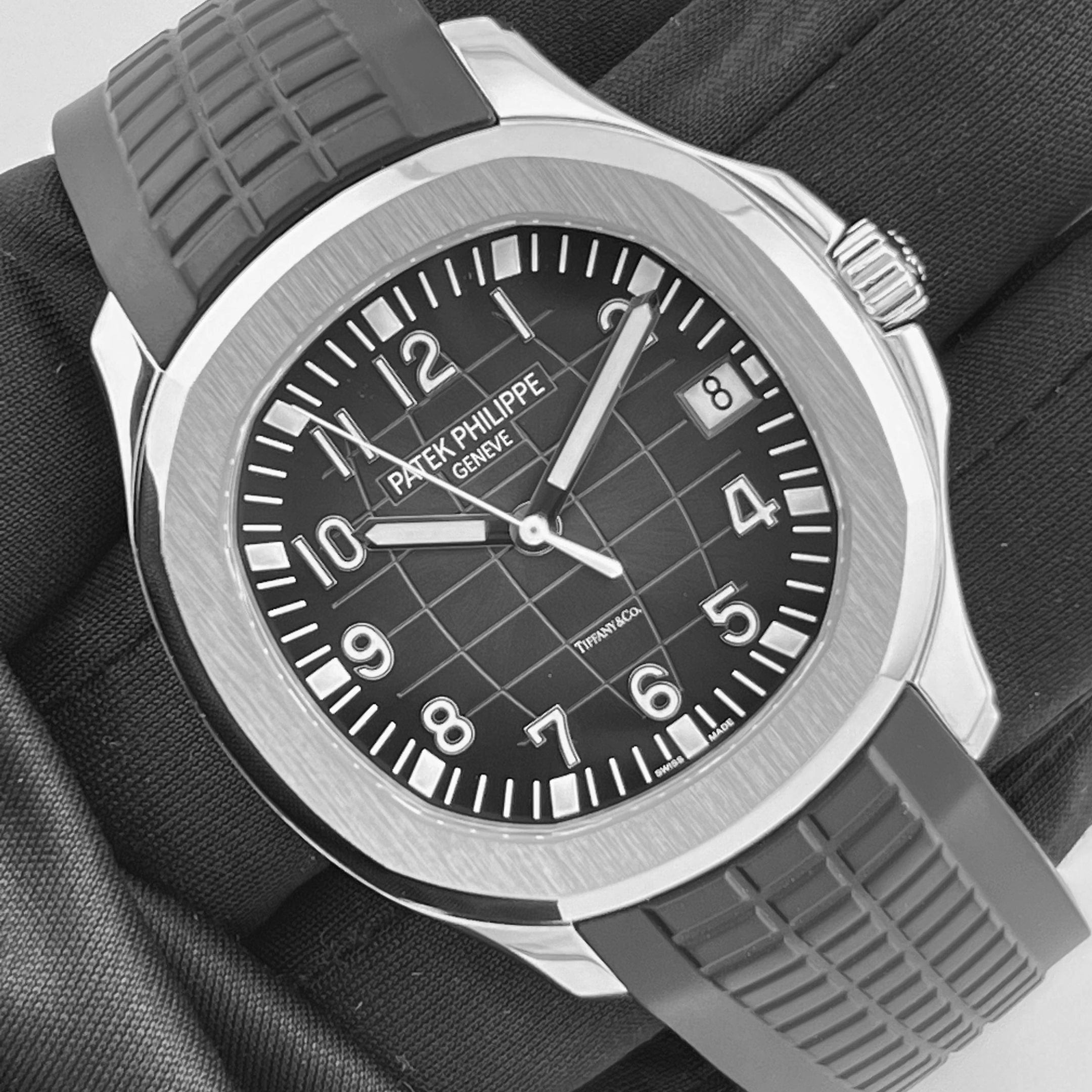Patek Philippe Aquanaut 5167A-001 'Tiffany & Co.' Stainless Steel Black Dial