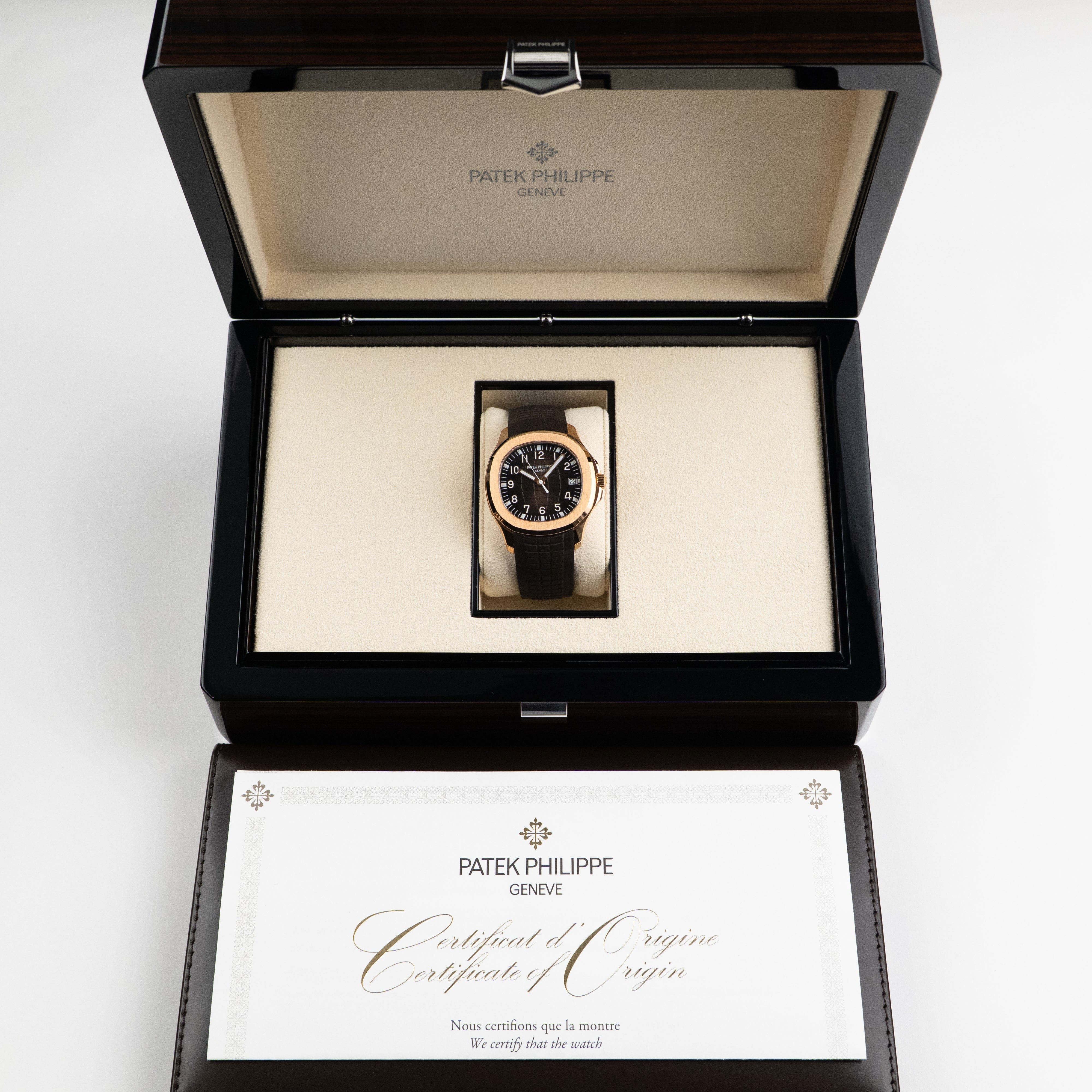 Patek Philippe Aquanaut 18K Rose Gold Brown 5167R-001 – Wrist
