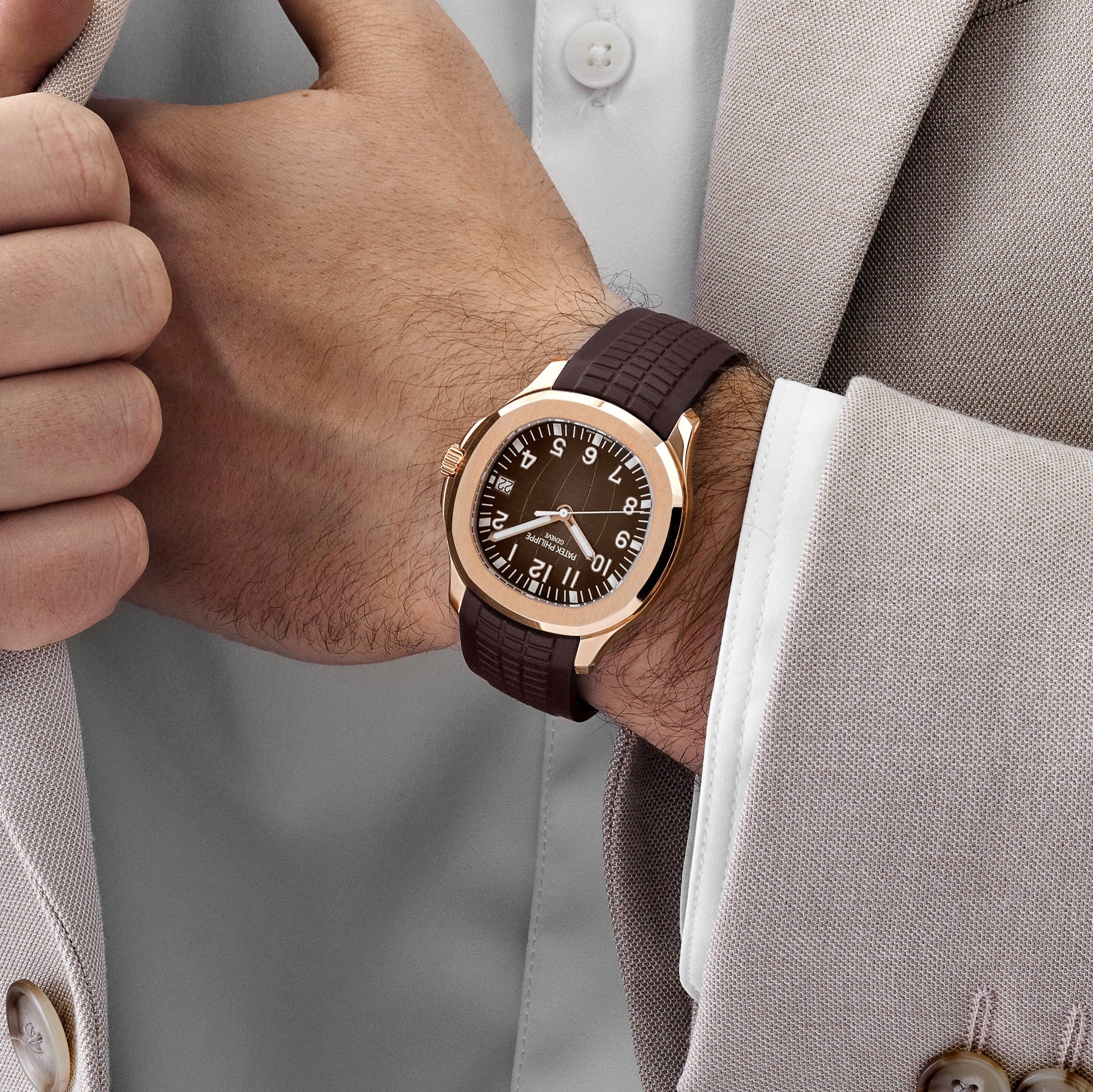 Patek Philippe Aquanaut 5167R-001 Rose Gold Brown Dial (2022)