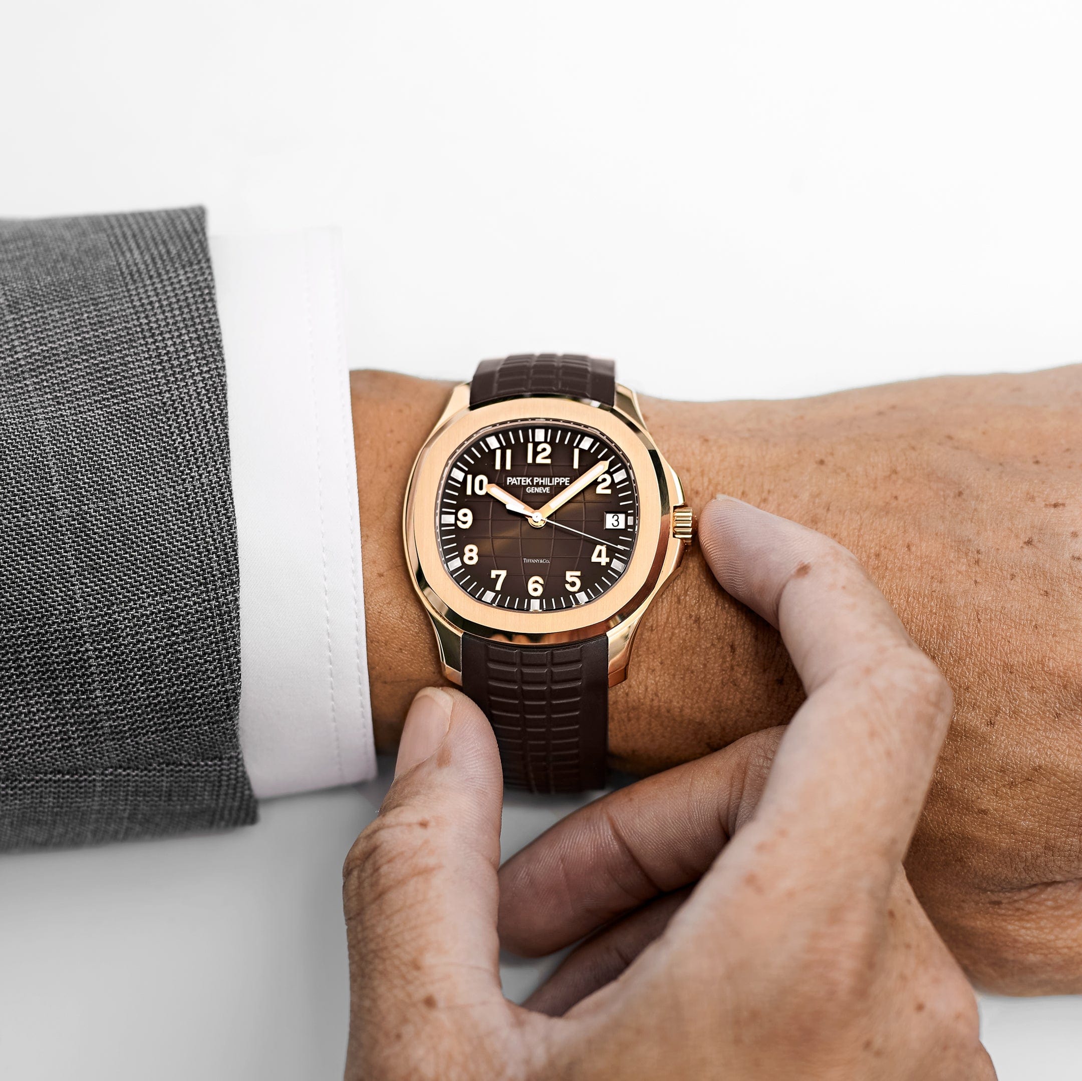 Patek Philippe Aquanaut 5167R-001 ‘Tiffany & Co.’ Rose Gold Brown Dial (2020)