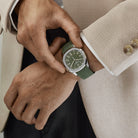 Patek Philippe Aquanaut 5168G-010 'Jumbo' White Gold Khaki Green (2025)
