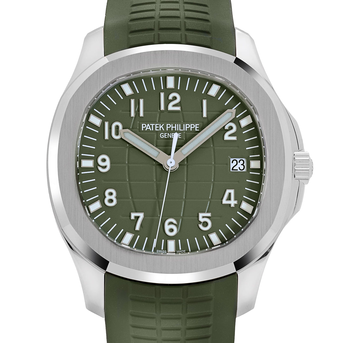 Patek Philippe Aquanaut 5168G-010 'Jumbo' White Gold Khaki Green (2025)