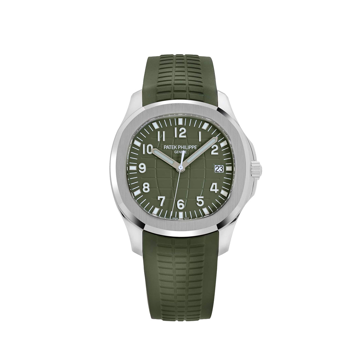Patek Philippe Aquanaut 5168G-010 'Jumbo' White Gold Khaki Green (2025)