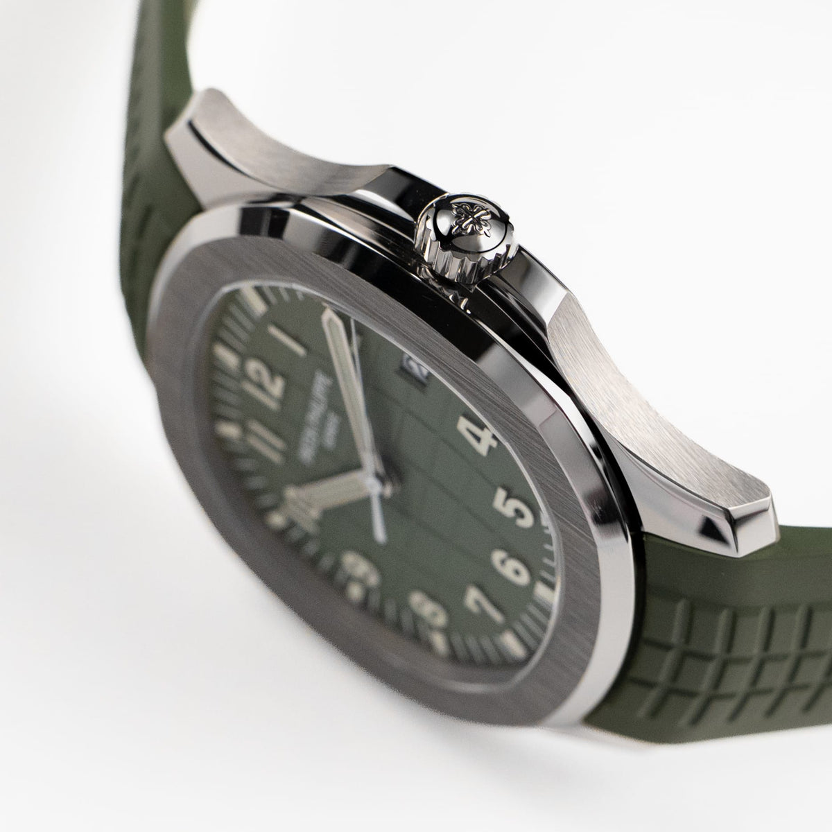 Patek Philippe Aquanaut 5168G-010 'Jumbo' White Gold Khaki Green (2025)