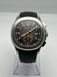 Thumbnail for Patek Philippe Aquanaut 5968A 'Tiffany & Co.' Stainless Steel Black Dial Chronograph