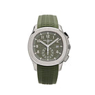 Patek Philippe Aquanaut 5968G-010 Chronograph White Gold Khaki Green (2024)