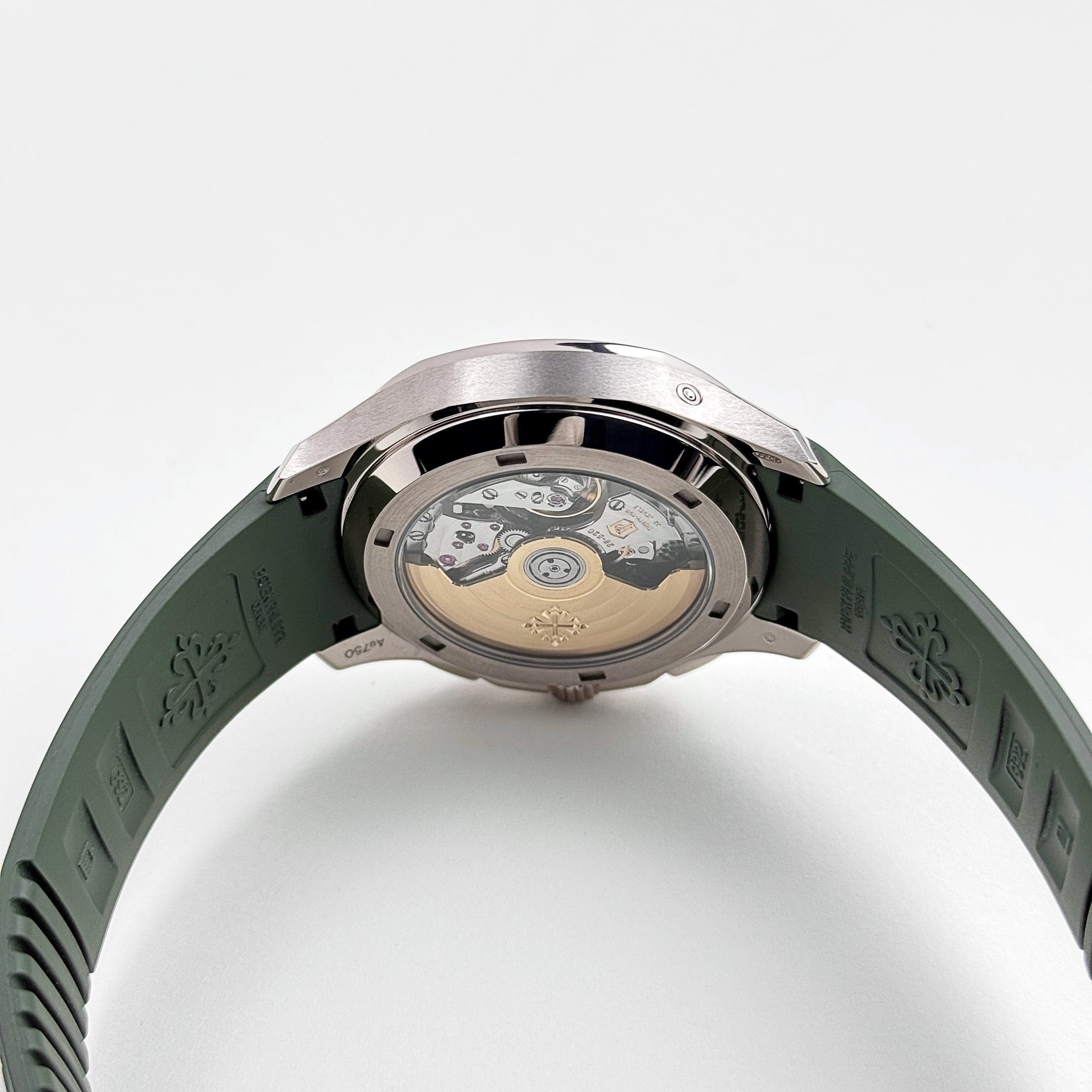 Patek Philippe Aquanaut 5968G-010 Chronograph White Gold Khaki Green (2024)