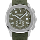 Patek Philippe Aquanaut 5968G-010 Chronograph White Gold Khaki Green Dial (2023)