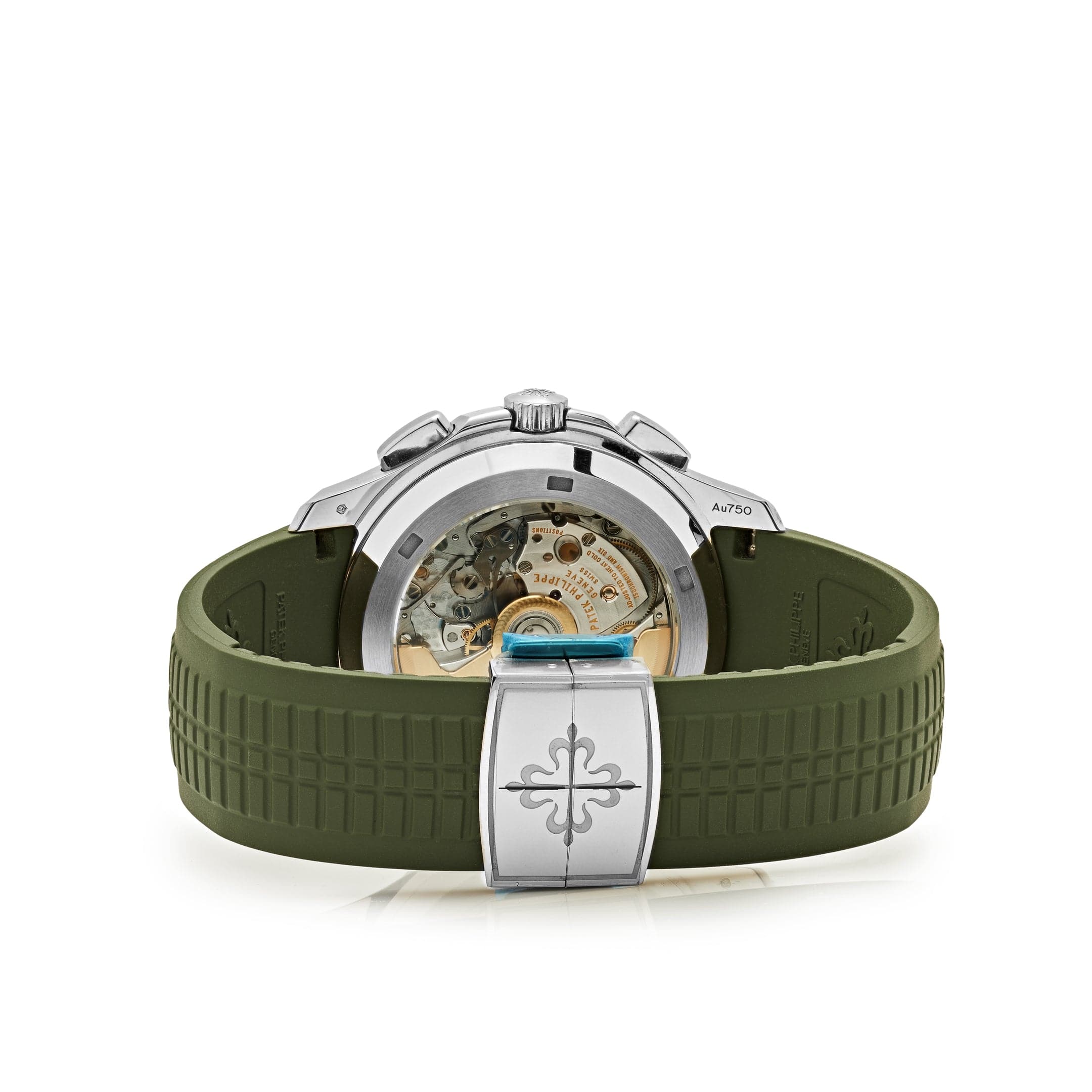 Patek Philippe Aquanaut 5968G-010 Chronograph White Gold Khaki Green Dial (2023)