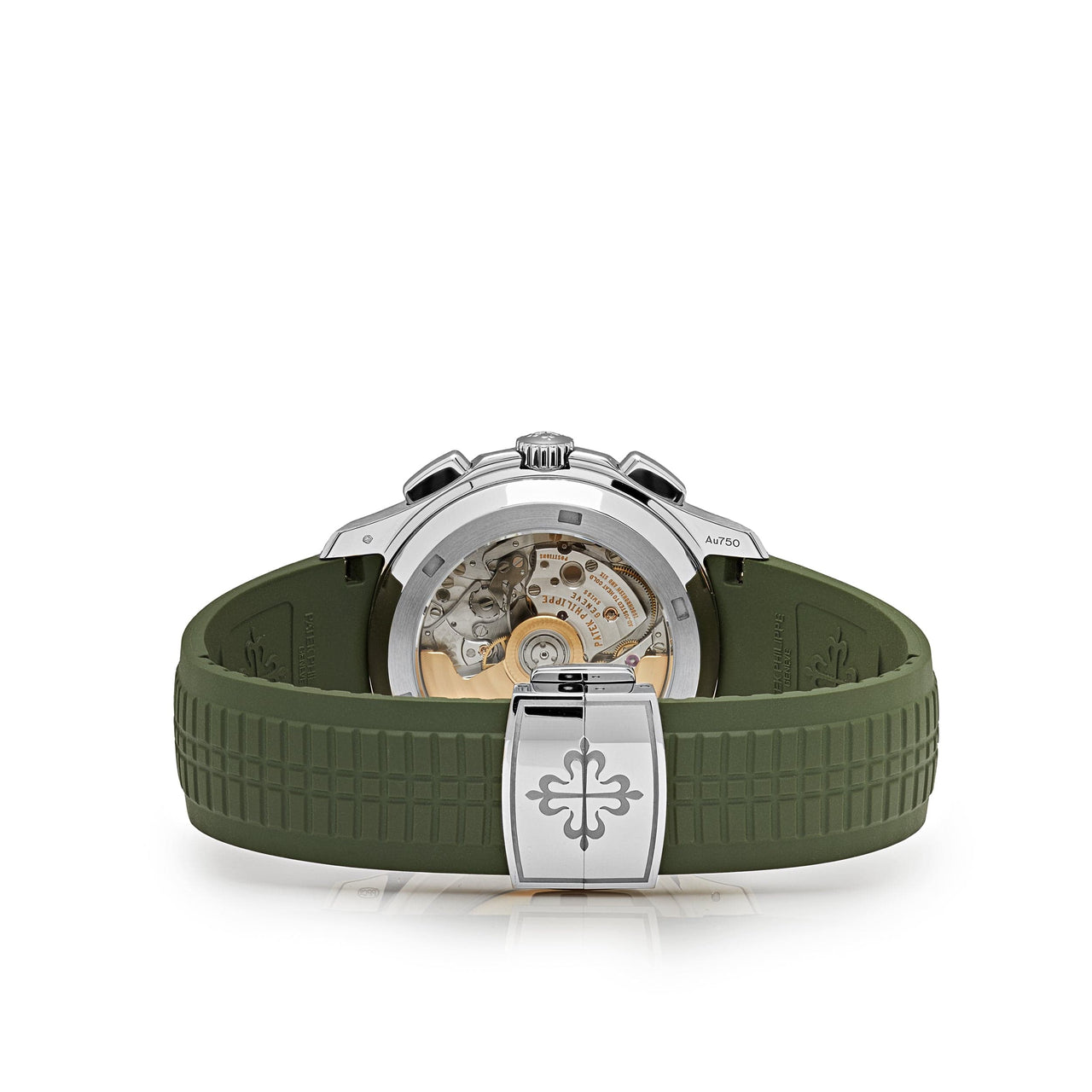 Patek Philippe Aquanaut 5968G-010 Chronograph White Gold Khaki Green Dial (2024)