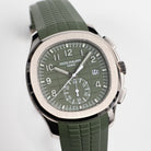 Patek Philippe Aquanaut 5968G-010 Chronograph White Gold Khaki Green Dial (2025)