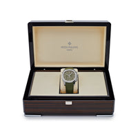 Thumbnail for Patek Philippe Aquanaut 5968G-010 Chronograph White Gold Khaki Green Dial