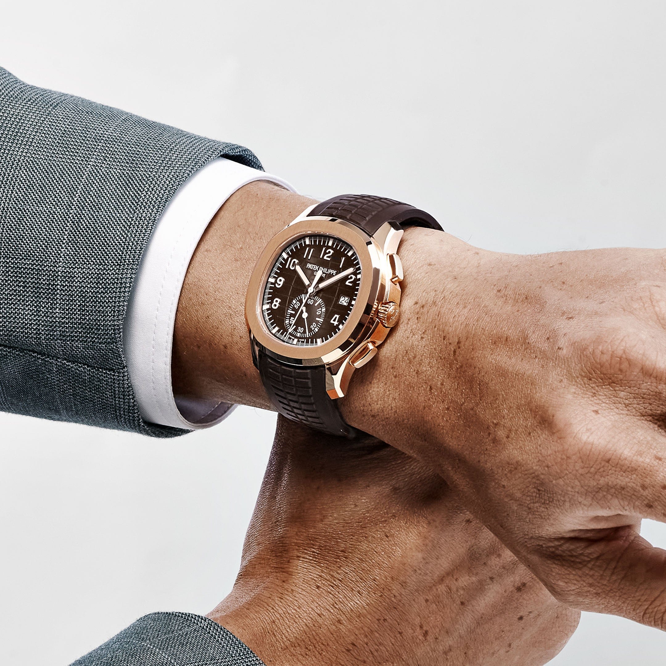Patek Philippe Aquanaut 5968R-001 Chronograph (2023) – Wrist