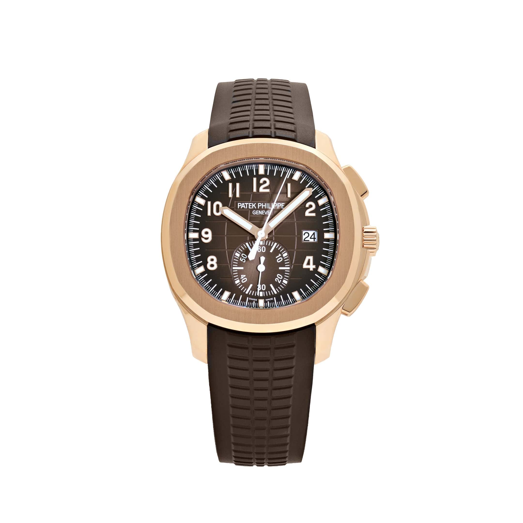 Patek Philippe Aquanaut 5268/200R-010 Rose Gold Taupe Brown Dial