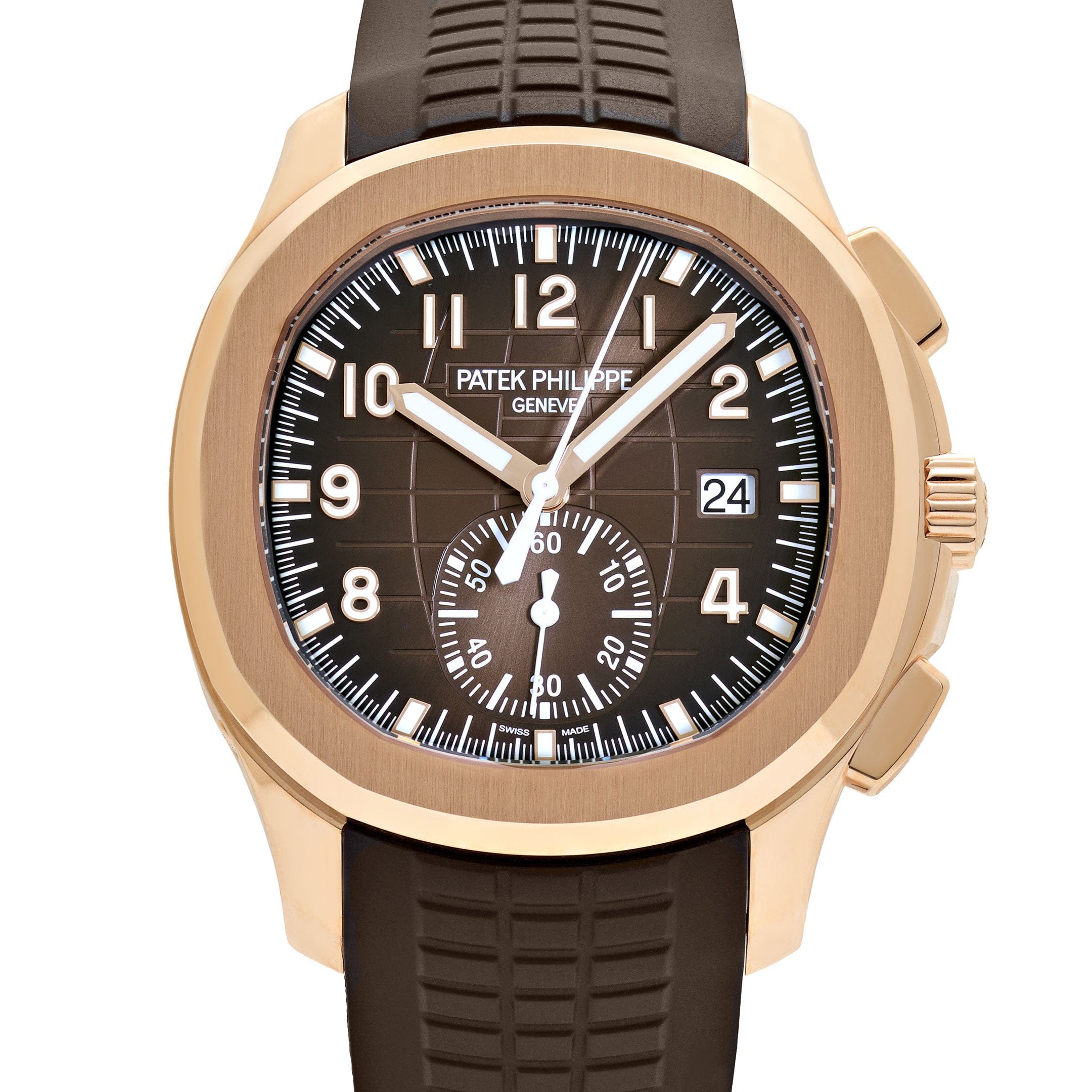 Patek Philippe Aquanaut 5968R-001 Chronograph Rose Gold Brown Dial (2025)