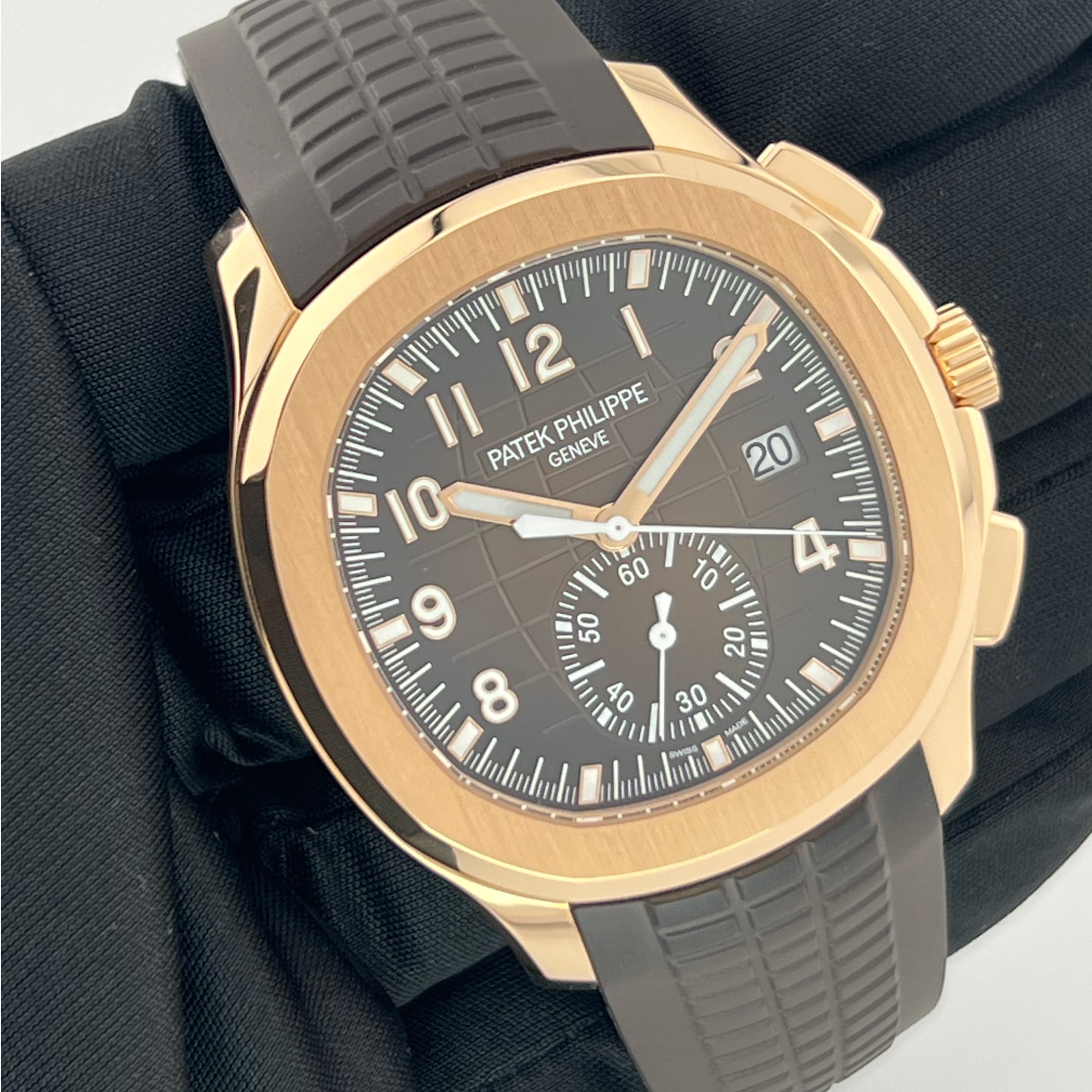 Patek Philippe Aquanaut 5968R-001 Chronograph Rose Gold Brown Dial