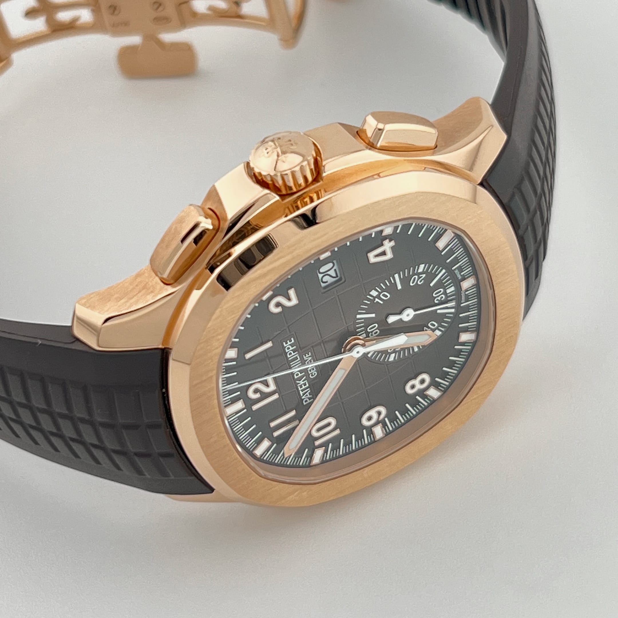 Patek Philippe Aquanaut 5968R-001 Chronograph Rose Gold Brown Dial (2025)
