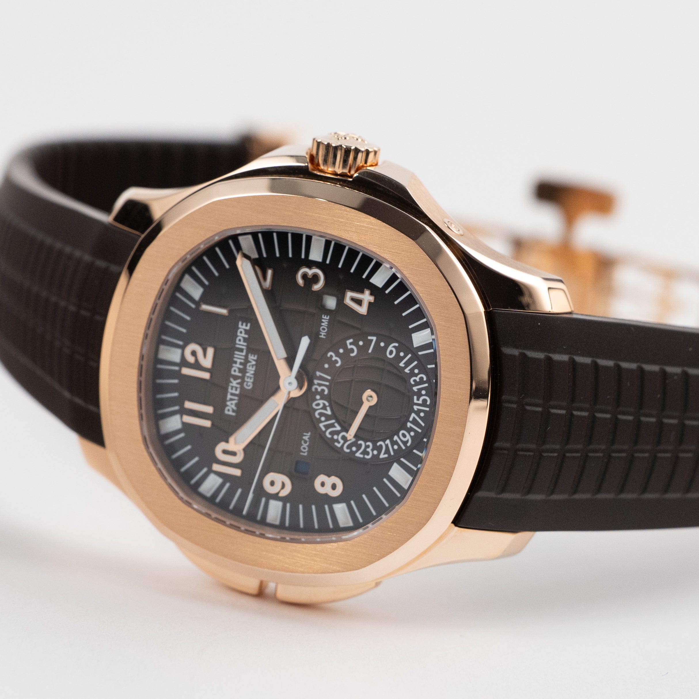 Patek Philippe Aquanaut 5968R-001 Chronograph Rose Gold Brown Dial