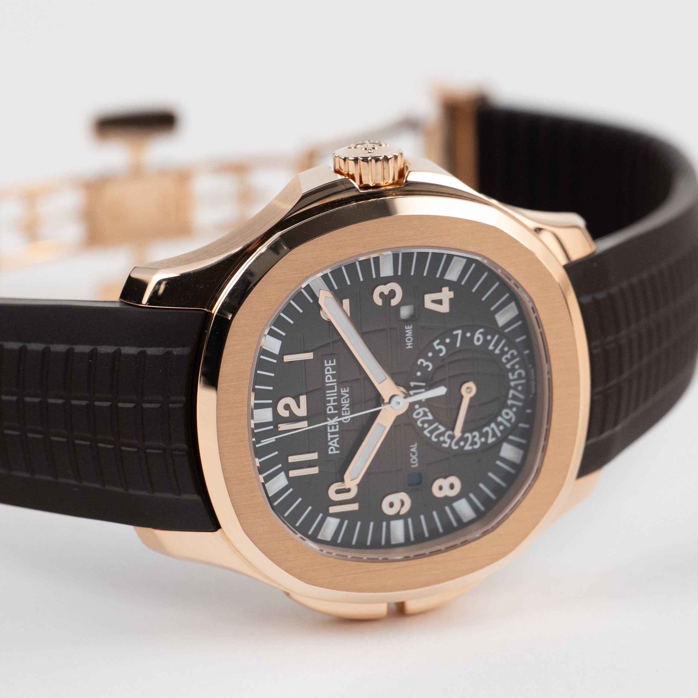 Patek Philippe Aquanaut 5968R-001 Chronograph Rose Gold Brown Dial
