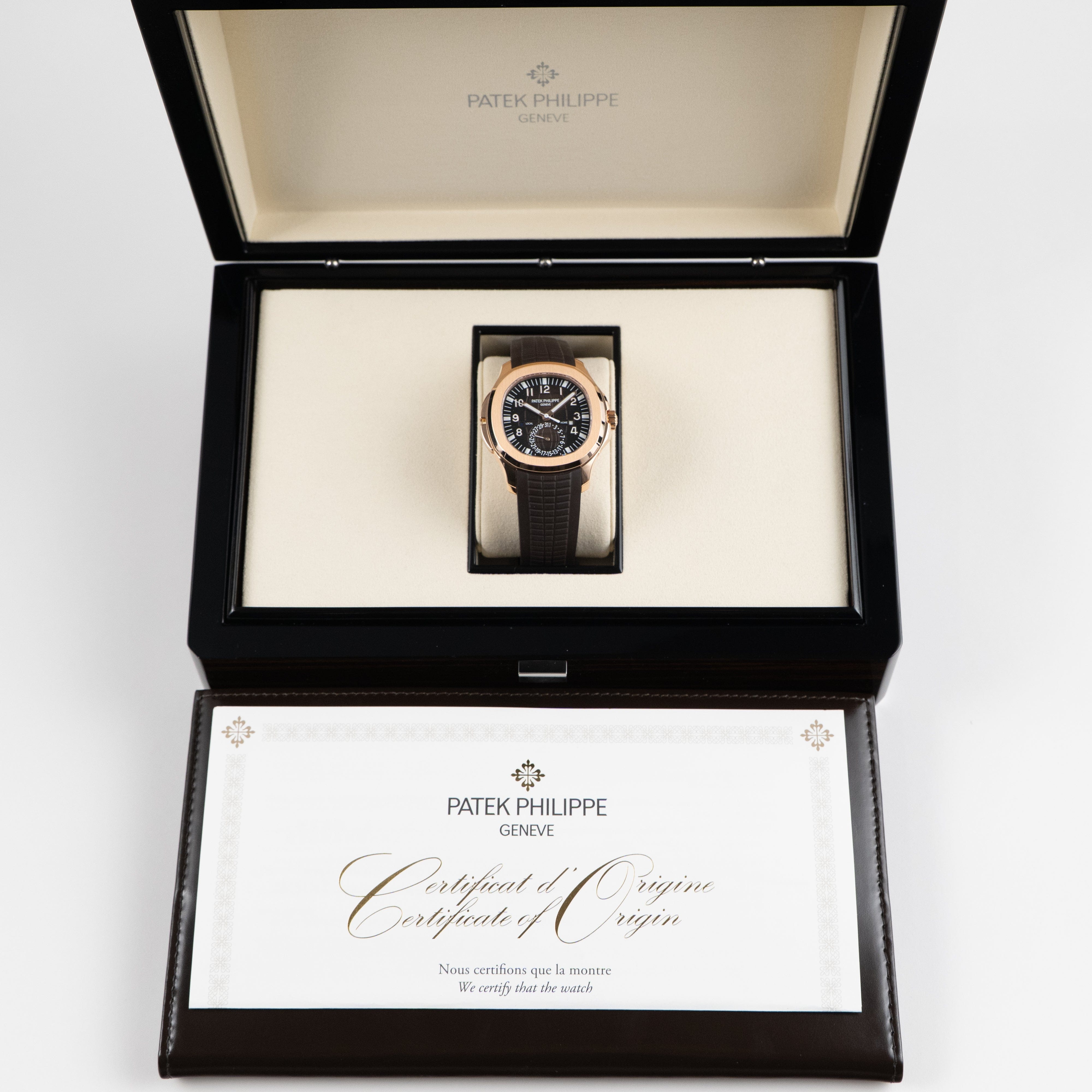 Patek Philippe Aquanaut 5968R-001 Chronograph Rose Gold Brown Dial