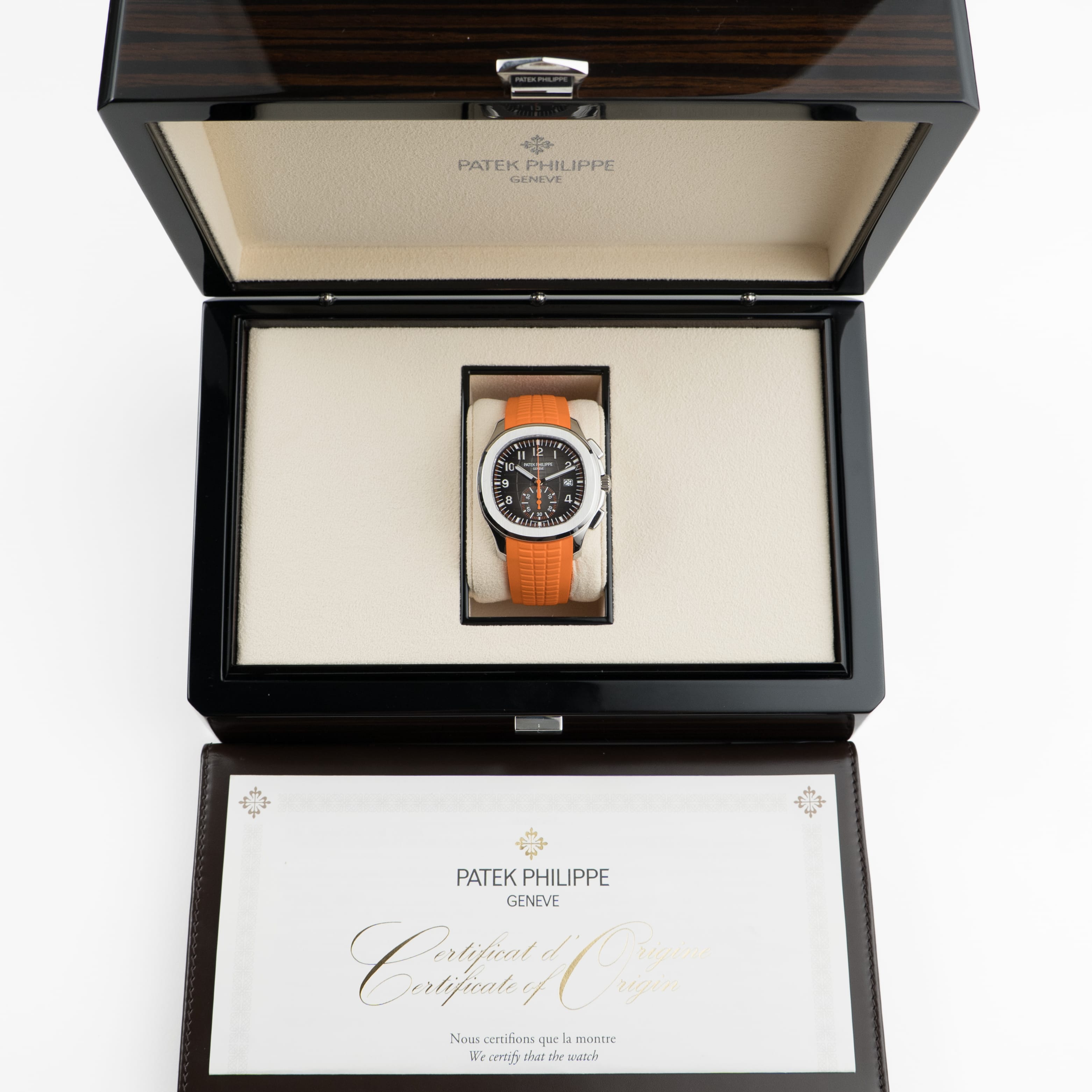 Patek Philippe Aquanaut Chronograph 5968A-001 Stainless Steel Black Dial (2019)