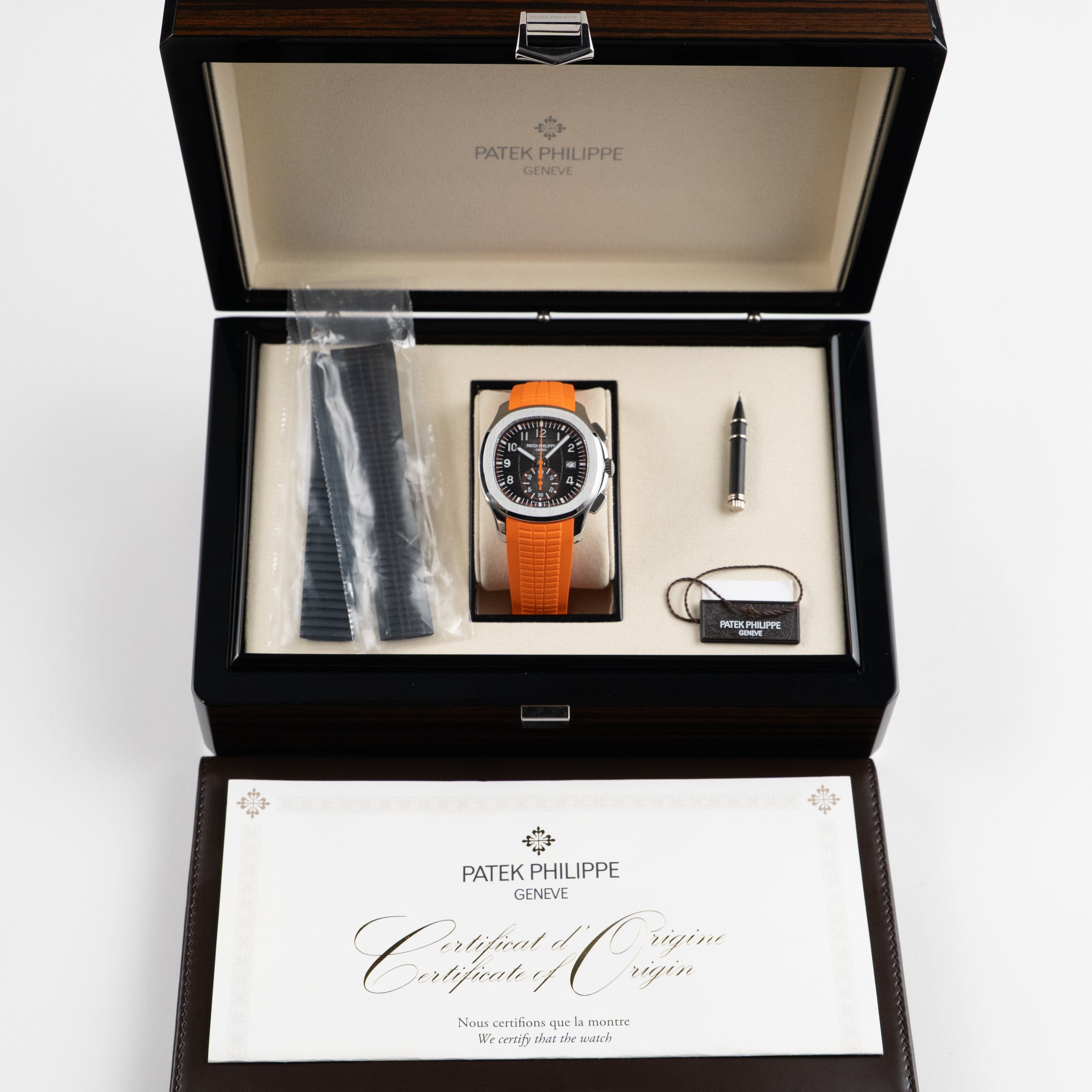 Patek Philippe Aquanaut Chronograph 5968A-001 Stainless Steel Black Dial (2024)