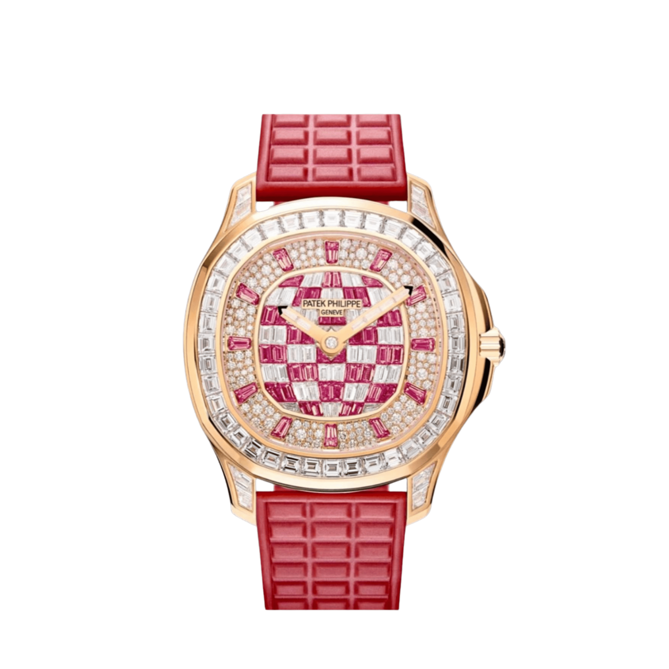 Patek Philippe Aquanaut Luce 5062/450R-010 'Haute Joaillerie' Rose Gold Diamond Ruby Dial