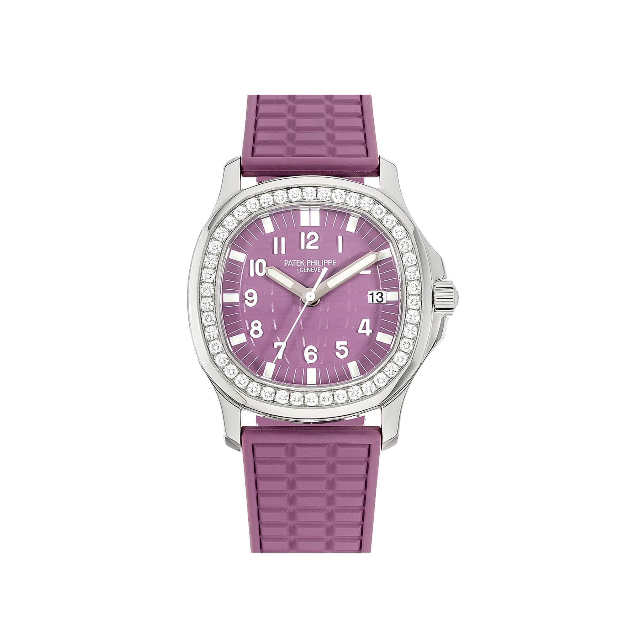 Patek Philippe Aquanaut Luce 5067A-016 'Ladies' Stainless Steel Pink Dial Diamond Bezel (2010)