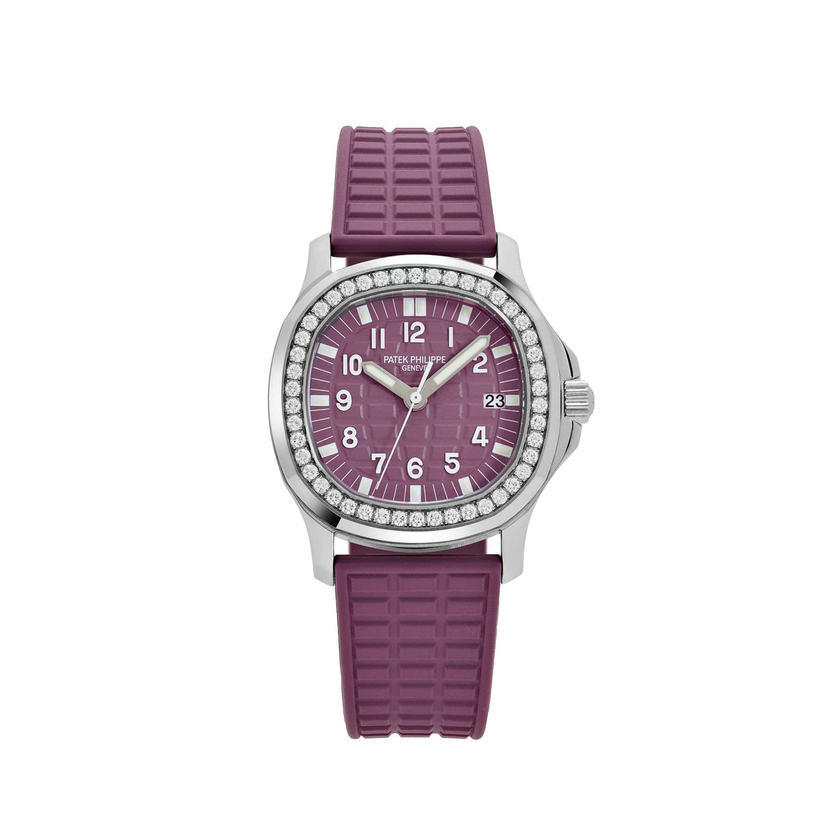 Patek Philippe Aquanaut Luce 5067A-016 'Ladies' Stainless Steel Pink Dial Diamond Bezel (2006)