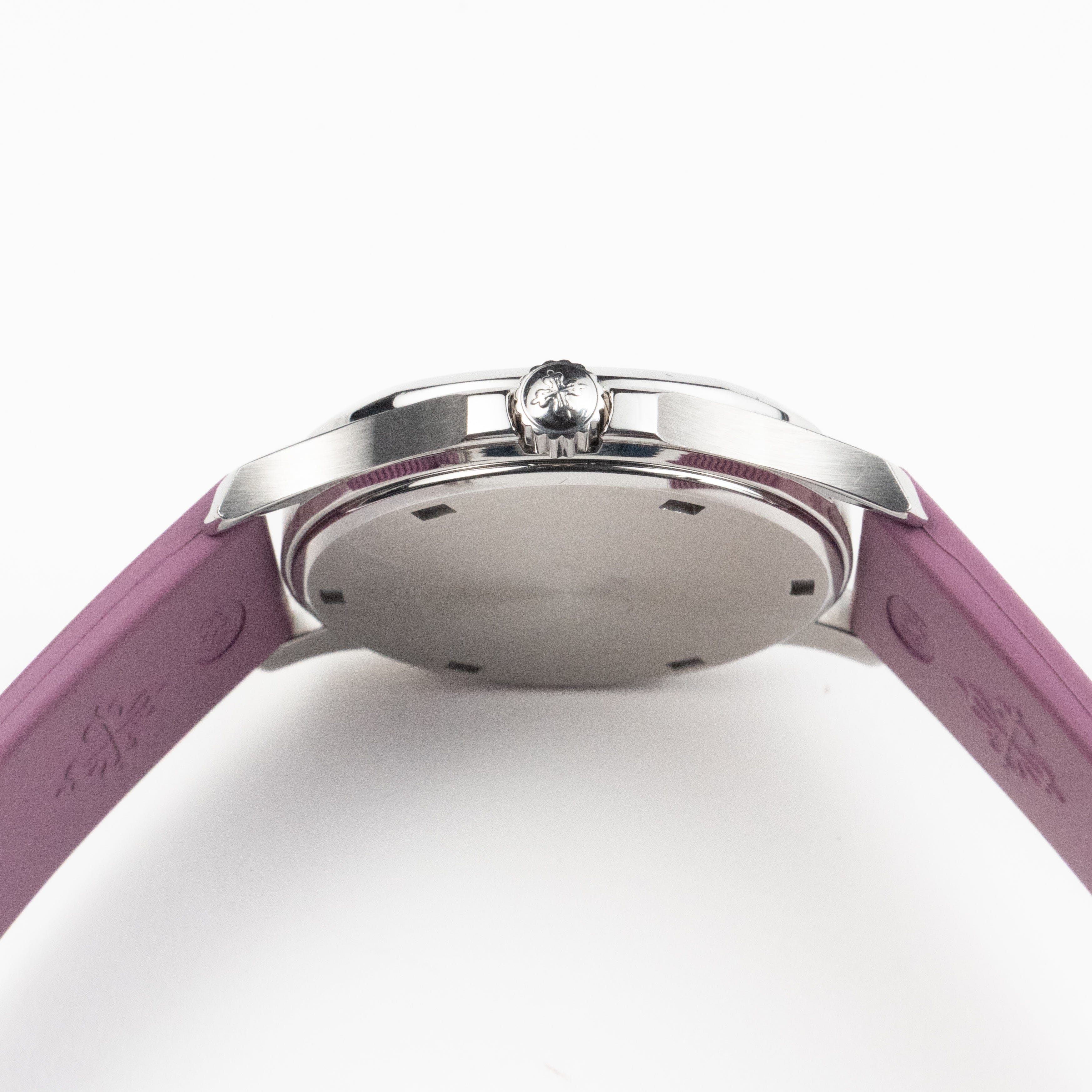 Patek Philippe Aquanaut Luce 5067A-016 'Ladies' Stainless Steel Pink Dial Diamond Bezel (2010)