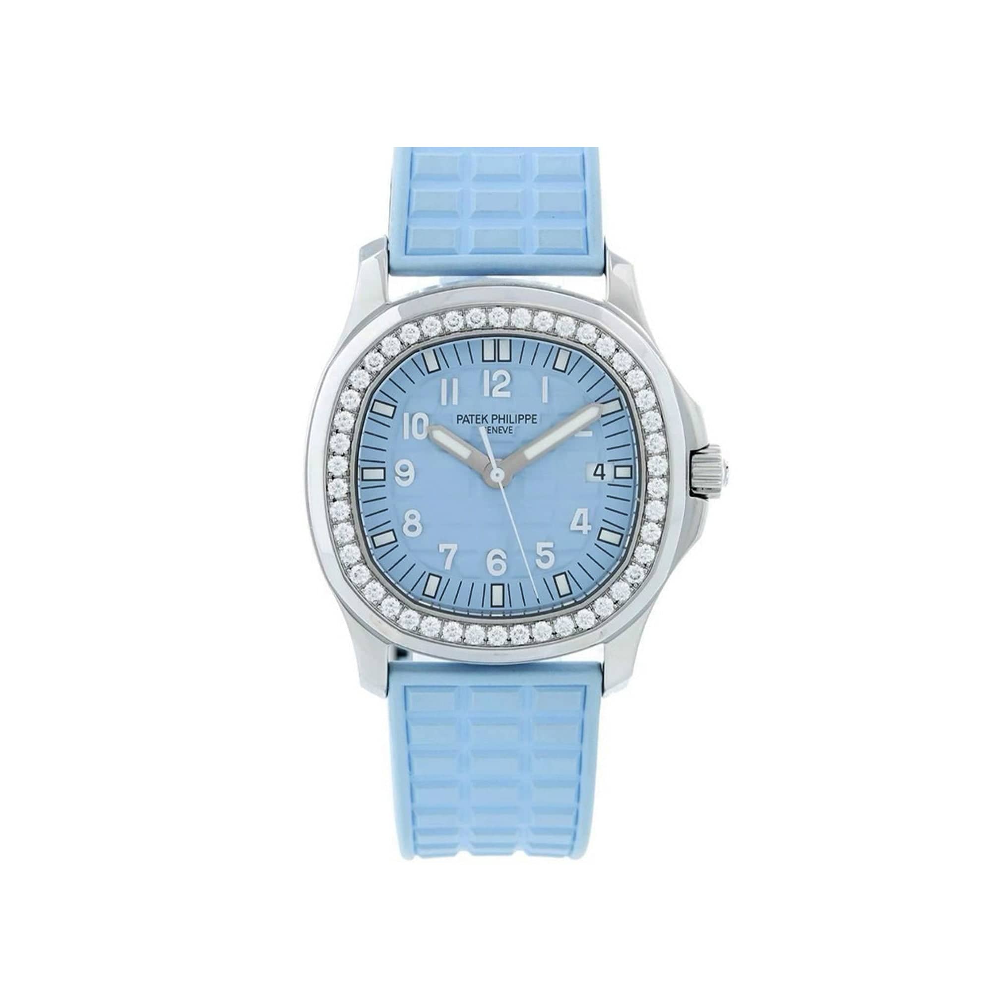 Patek Philippe Aquanaut Luce 5067A-017 'Ladies' Stainless Steel Blue Dial Diamond Bezel (2008)