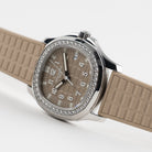 Patek Philippe Aquanaut Luce 5067A-020 'Ladies' Stainless Steel Beige Dial Diamond Bezel (2008)