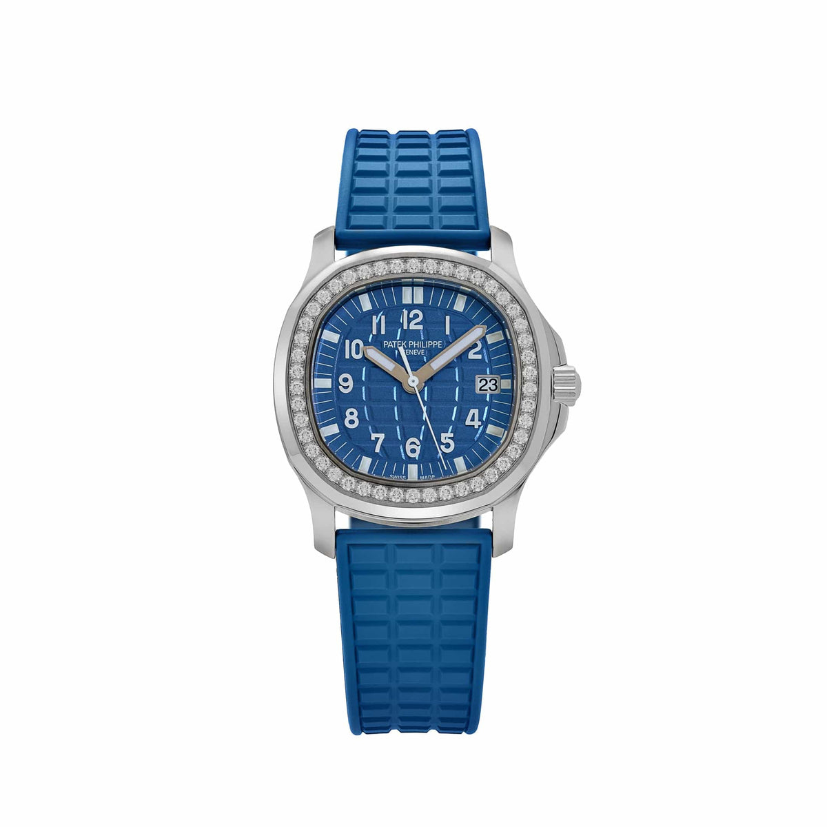 Patek Philippe Aquanaut Luce 5067A-022 'Ladies' Stainless Steel Blue Dial Diamond Bezel (2015)
