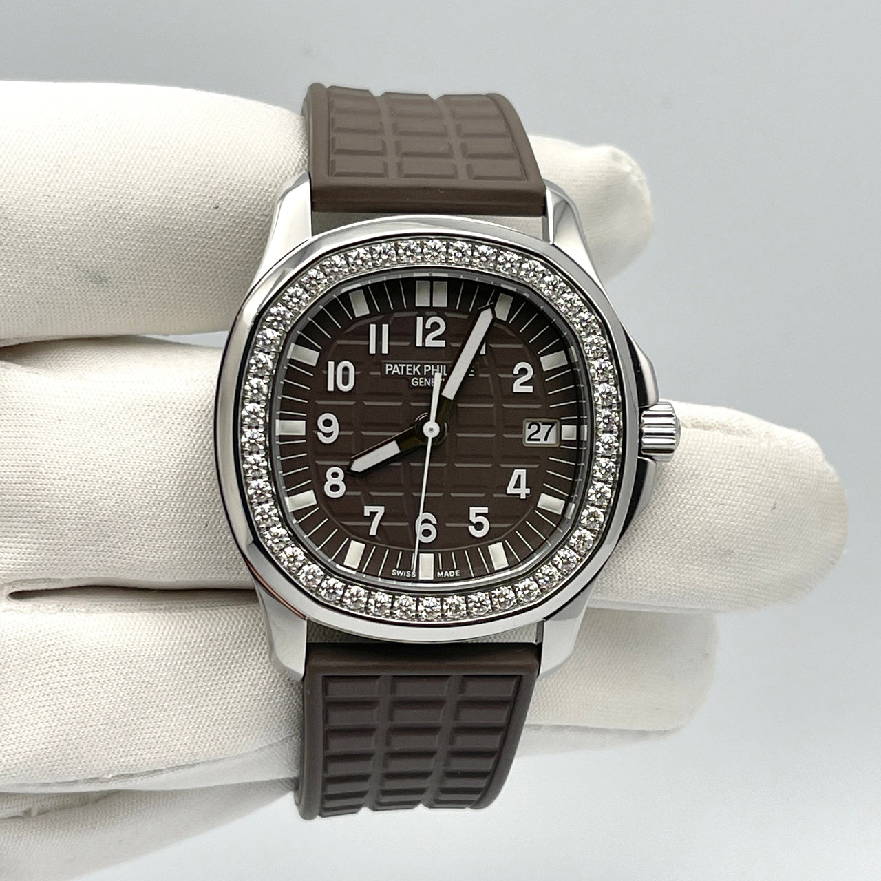 Luxury Watch Patek Philippe Aquanaut Luce Brown Ladies' 5067A-023 Wrist Aficionado