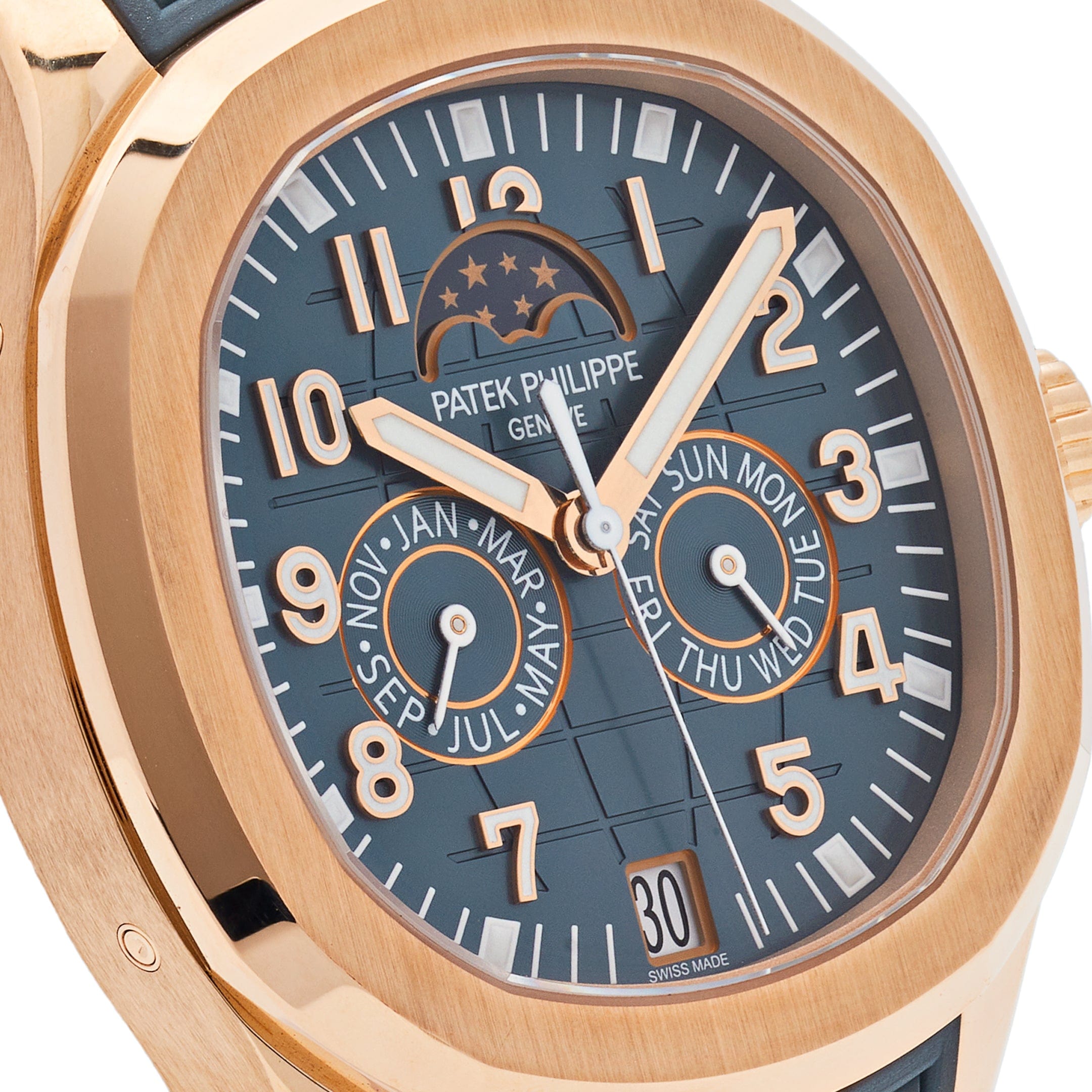 Patek Philippe Aquanaut Luce Annual Calendar Rose Gold 5261R-001 Wrist Aficionado