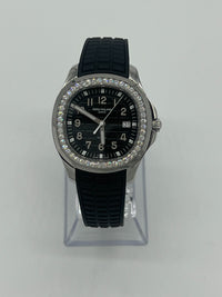 Thumbnail for Patek Philippe Aquanaut Luce Tiffany & Co. Black Dial Diamond Bezel 5267/200A-001 Wrist Aficionado