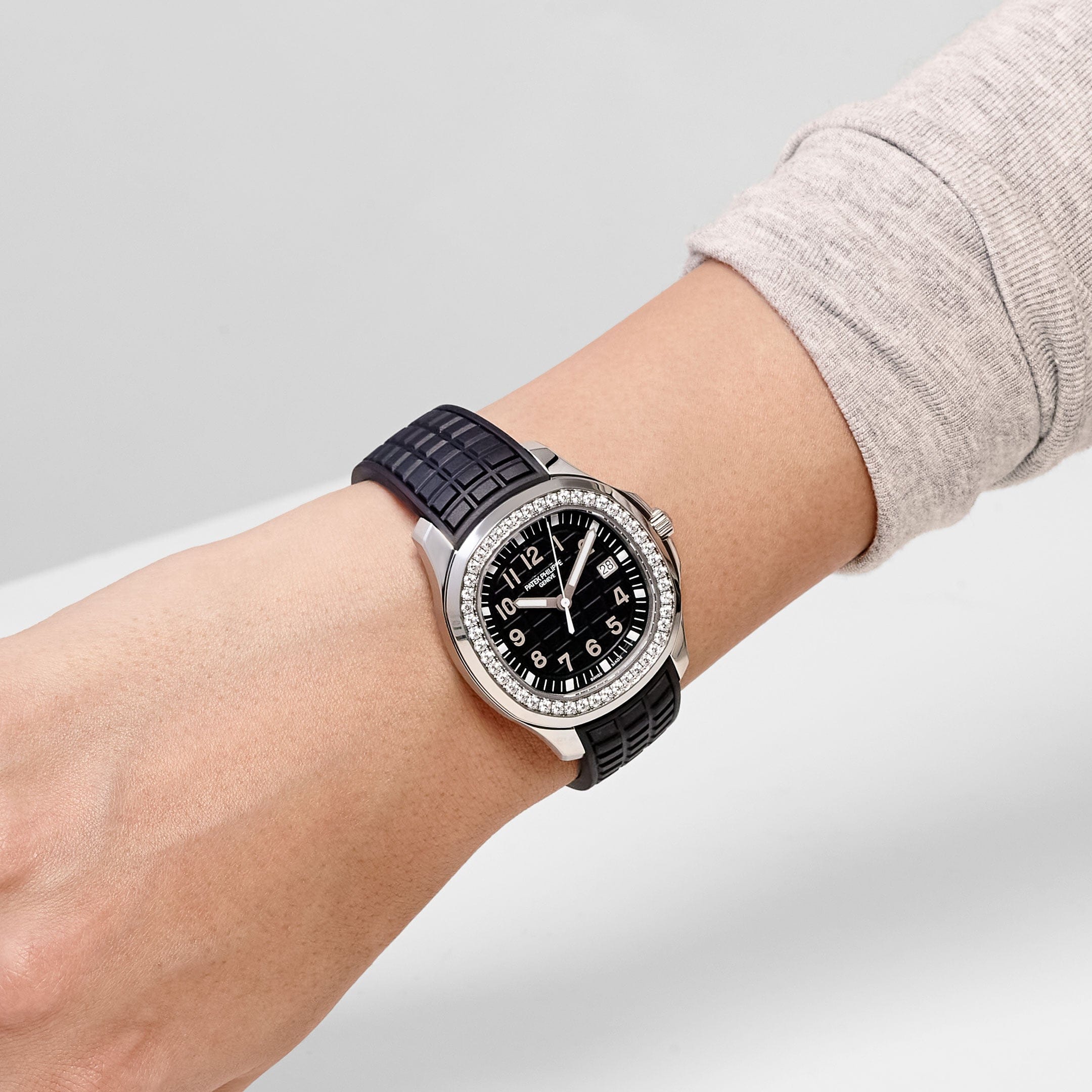 Patek Philippe Aquanaut Luce Black Dial Diamond Bezel 5267/200A