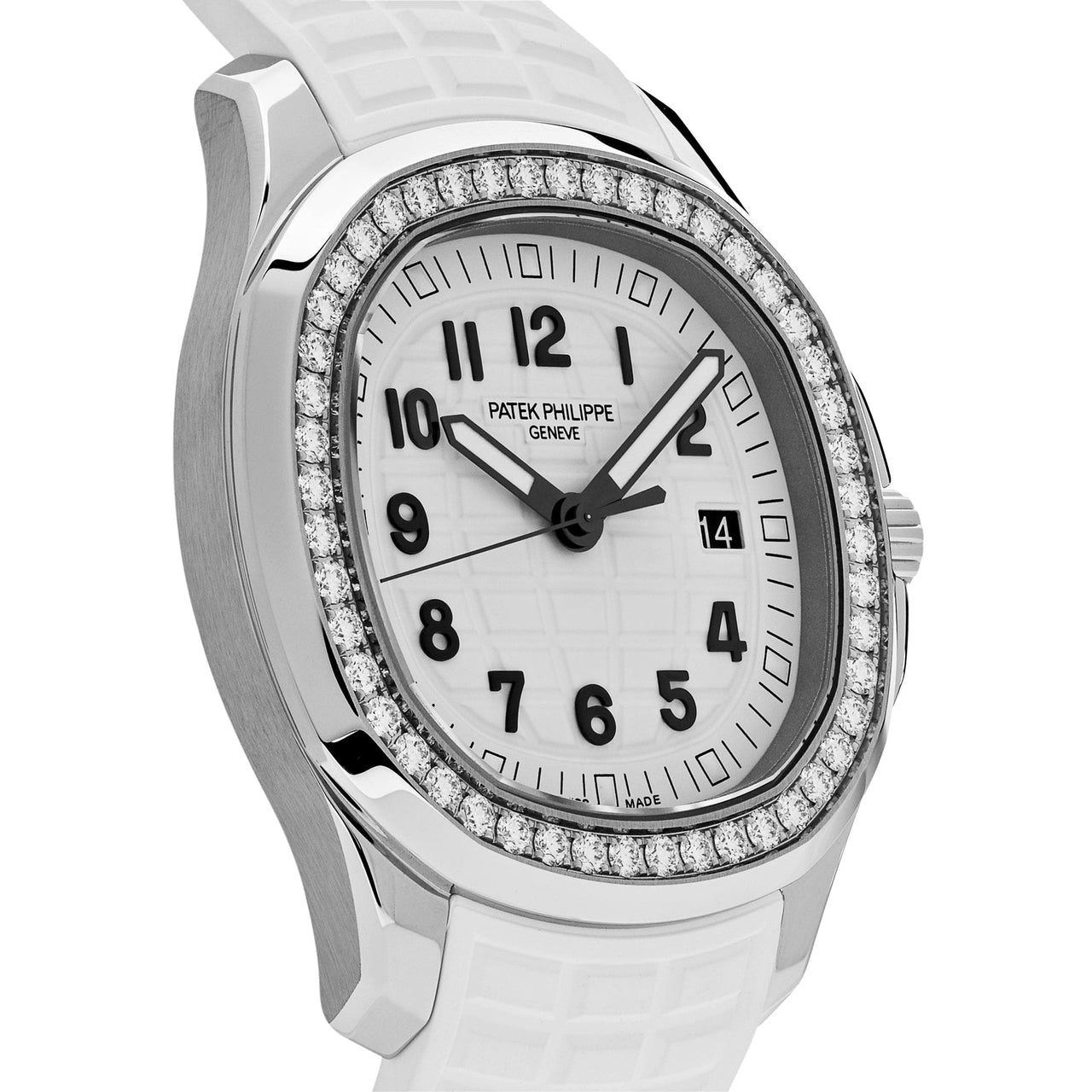 Patek Philippe Aquanaut Luce Stainless Steel White Dial Diamond Bezel 5267/200A-010 Wrist Aficionado
