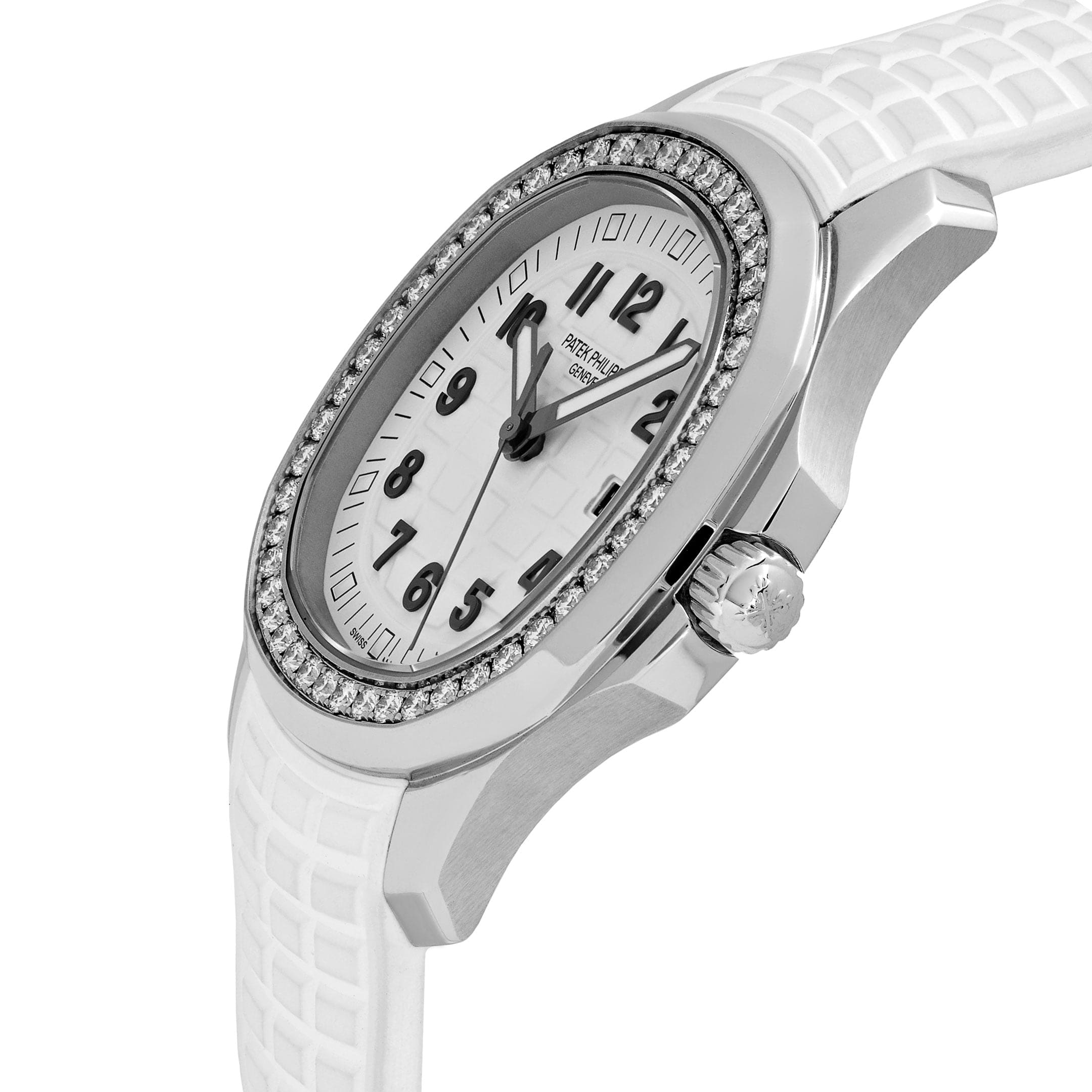 Patek Philippe Aquanaut Luce 5267/200A-010 Stainless Steel White Dial Diamond Bezel (2025)