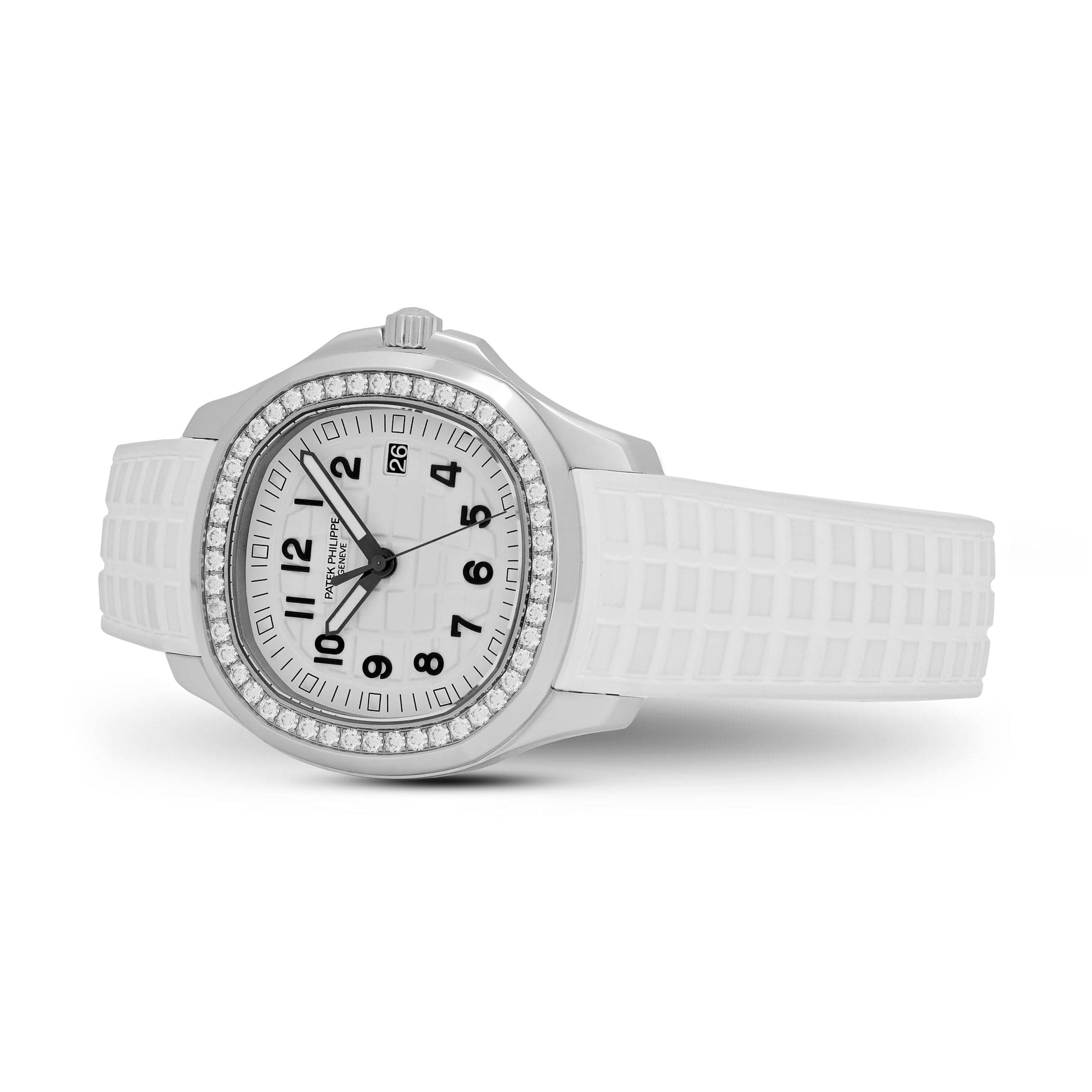 Patek Philippe Aquanaut Luce 5267/200A-010 Stainless Steel White Dial Diamond Bezel (2025)